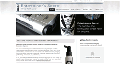 Desktop Screenshot of entertainers-secret.com